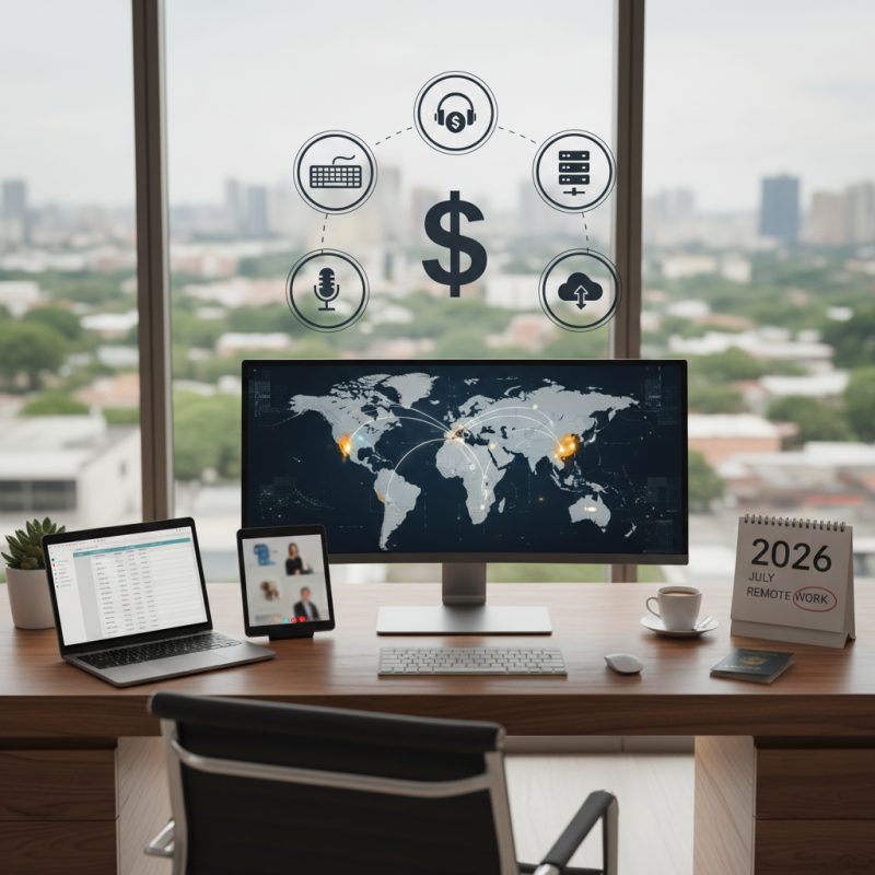 5 Empleos Remotos para Ganar en Dólares como Freelancer desde LATAM en 2026